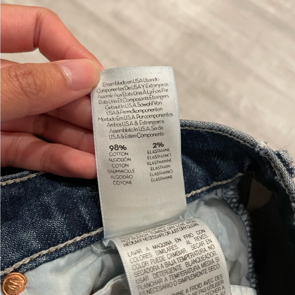 MOTHER The Insider Dark Blue Ankle Jeans - Picture 8 of 8